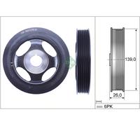 INA 544 0178 10 Crankshaft pulley