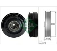 Crankshaft Pulley (TVD) 544019610 INA Torsional Vibration Damper 059105251CJ New