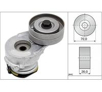 Aux Belt Tensioner fits VAUXHALL MERIVA A 1.7D 03 to 10 Y17DT Drive V-Ribbed INA