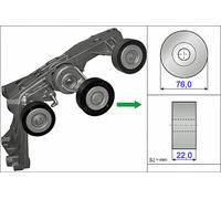 AutoStar Germany For Mercedes Benz DRIVE BELT TENSIONER 2662000970