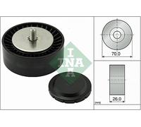 INA 532055310 V-Ribbed Belt Deflection/Guide Pulley Fits Alpina D3 BMW 1 Series