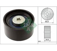 LUK 532055610 Deflection:Guide Pulley: v-ribbed belt, Black