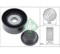 Aux Belt Idler Pulley fits TOYOTA AVENSIS 2.2D 05 to 18 Guide Deflection INA New
