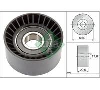 INA 532 0364 20 Deflection / guide pulley, V-ribbed belt