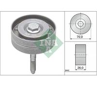 INA 532 0596 10 Deflection / guide pulley, V-ribbed belt