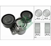 Aux Belt Tensioner fits BMW 318D E90, E91 2.0D 09 to 12 N47N Drive V-Ribbed INA