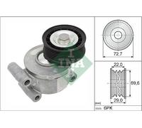 INA V-Belt Tensioner for Ford Focus C-Max Flexifuel Q7DA 1.8 Jan 2006-Jan 2007