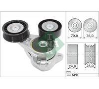 Multi-ribbed V-belt tensioner 534 0309 10 INA for FORD FOCUS II FOCUS C-MAX