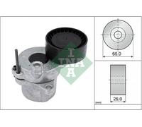 Aux Belt Tensioner fits MERCEDES E220 2.2D 09 to 16 Drive V-Ribbed INA Quality