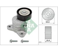 Aux Belt Tensioner fits PEUGEOT 4007 GP 2.4 07 to 13 Drive V-Ribbed INA Quality