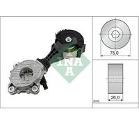 Aux Belt Tensioner fits MINI COOPER R56 1.6 06 to 13 Drive V-Ribbed INA Quality