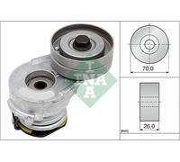 INA Aux Belt Tensioner 534008230 V-Ribbed Drive fits VAUXHALL MERIVA A 1.7D 03 to 10