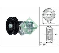 Multi-ribbed V-belt tensioner 534 0185 10 INA for AUDI VW