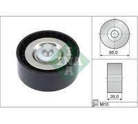 Aux Belt Idler Pulley fits MERCEDES E220 2.2D 09 to 16 Guide Deflection INA New
