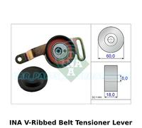 INA V-Ribbed Belt Tensioner Lever, Auxiliary, Drive - 533 0078 10 - OE Quality