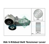 INA V-Ribbed Belt Tensioner Lever, Auxiliary, Drive - 534 0146 10 - OE Quality