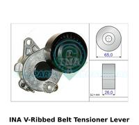 INA V-Ribbed Belt Tensioner Lever, Auxiliary, Drive - 534 0336 10 - OE Quality