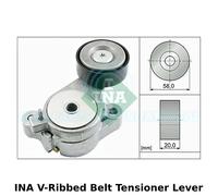 INA V-Ribbed Belt Tensioner Lever, Auxiliary, Drive - 534 0396 10 - OE Quality