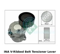 INA V-Ribbed Belt Tensioner Lever, Auxiliary, Drive - 534 0443 10 - OE Quality