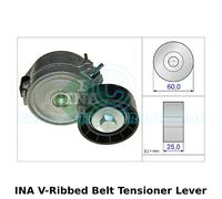 INA V-Ribbed Belt Tensioner Lever, Auxiliary, Drive - 534 0447 10 - OE Quality
