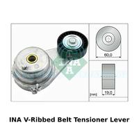 INA V-Ribbed Belt Tensioner Lever, Auxiliary, Drive - 534 0541 10 - OE Quality