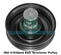 INA V-Ribbed Belt Tensioner Pulley - Width: 22.5mm - 531 0762 10 - OE Quality