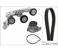 INA 529 0148 30 Water Pump + V-Ribbed Belt Kit