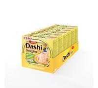 INABA Dashi Delights: Chicken with Cheese Recipe (6 x 70g) / Bits in Broth Cat Food Topping, Rich in Protein, Natural Ingredients, Delicious and Healthy, Wet Cat Food