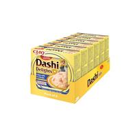 INABA Dashi Delights: Chicken with Tuna Recipe (6 x70g) / Bits in Broth Cat Food Topping, Rich in Protein, Natural Ingredients, Delicious and Healthy, Wet Cat Food