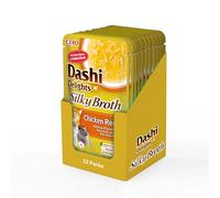 INABA Dashi Delights Silky Broth: Chicken Recipe (12 x 40g) / Grain-Free, Rich in Protein, Natural Ingredients, Delicious and Healthy, Wet Cat Food