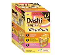 INABA Dashi Delights Silky Broth: Chicken Variety (12 x 40g) / Grain-Free, Rich in Protein, Natural Ingredients, Delicious and Healthy, Wet Cat Food