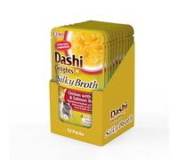 INABA Dashi Delights Silky Broth: Chicken with Tuna & Salmon Recipe (12 x 40g) / Grain-Free, Rich in Protein, Natural Ingredients, Delicious and Healthy, Wet Cat Food