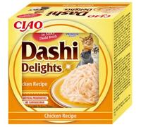INABA Dashi Delights: Chicken Recipe (1 x 70g) / Bits in Broth Cat Food Topping, Rich in Protein, Natural Ingredients, Delicious and Healthy, Wet Cat Food
