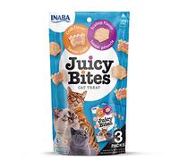 INABA Juicy Bites, Soft & Moist Cat Treat, Crab & Scallop Flavour, 6x34g