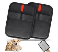 INABULETWO 2 Pcs Static Pet Hair Remover Gloves Brush, Reusable Electrostatic Upgrade Efficient Grooming Gloves Brush for Pet Hair, Cat Grooming Gloves for Hair Removal