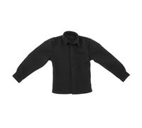 INACMWIH 1:6 Scale Male Formal Shirt for 12'' Male Action Figure Hot Toys Black