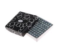 INACMWIH 100 Pieces Slip On Billiard Pool Cue Tips Replacement Cue Stick Tips 11 mm