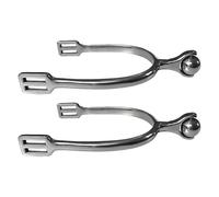 INACMWIH 2 Pieces Horse Spur Horse Riding Spur for Boots Training Riding Equestrian 7.3 cm Silver
