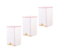 INACMWIH 3 Pieces Wall Mounted Storage Box Canister for Bedroom Public Restrooms Home