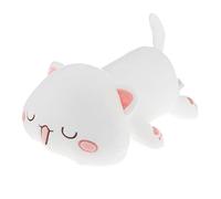 INACMWIH 30 cm Soft Cat Stuffed Cute Animal Plush Pillow Toy Gift for Kids White Cat 1