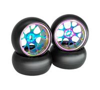INACMWIH 4 Pieces RC Drifting Tires and Wheels Upgrade Wheel Rim Tire for K969 K979 1:28