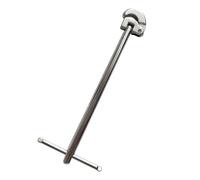 INACMWIH Basin Wrench Adjustable Hand Tool Under Sink Sink Faucet Wrench Tight Space Argent Silver 29.8x11.4 cm