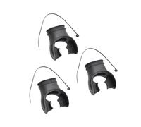INACMWIH Diving Regulator Mouthpiece Universal Snorkel Mouthpieces with Regulator Tie Black 4.8x5.5x2.9 cm