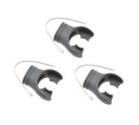 INACMWIH Diving Regulator Mouthpiece Universal Snorkel Mouthpieces with Regulator Tie Grey 4.8x5.5x2.9 cm