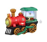INACMWIH Electric Train Set Locomotive Electric Steam Engine for Girls Kids Children Red