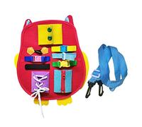 INACMWIH Learn Use Zip Button Snap Buckle Tie Lace Boards for Kids Practice Toys