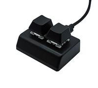 INACMWIH Mechanical Gaming Keyboard Backlit 2 Key for Audio Programming Gaming Switch Black