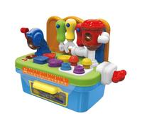 INACMWIH Musical Learning Workbench Toy Kids Tool Bench for Boy Birthday Gift Cyan