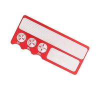 INACMWIH Pool Cue Tip Tool Billiards Accessories Repair Tool Club Head Grinder Red Metal 122x53 mm