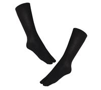 INACMWIH Sandal Socks Tabi Split 2 Toe Socks for Ninja Geta Kimono Flip Flop Black 30-32 cm